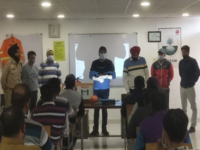 A Safety Attendant Training Organization jointly for Employees of Ludhiana Tyres Plant's