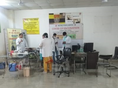 Metro Tyres organised 2nd  free Covid 19 vaccination camp