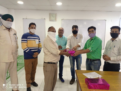 National Safety week(4th to 10th March 2021) celebrations & distributing Certificates to Employees