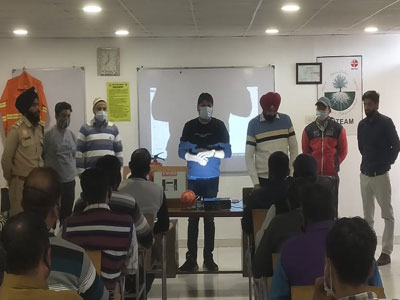 A Safety Attendant Training Organization jointly for Employees of Ludhiana Tyres Plant