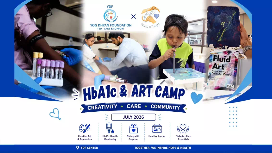 YDF Hosts 3rd Quarter HbA1c Health Camp with Creative Art Workshop